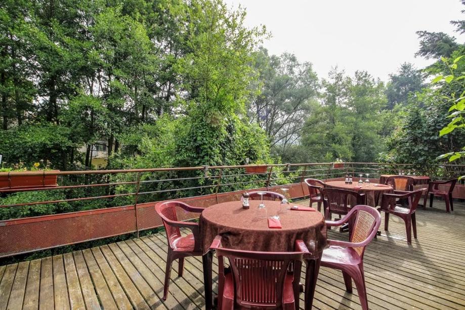 Logis Hotel Restaurant Auberge Les Rives De L'Arzon Vorey Exterior foto